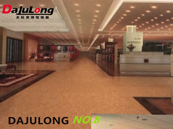 Da julong NO.8 Series - Commercial Coil PVC Plastic Flooring