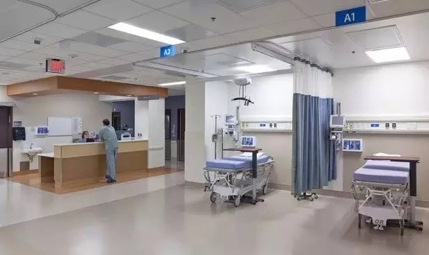 分享国外医院弹性pvc卷材地板设计效果