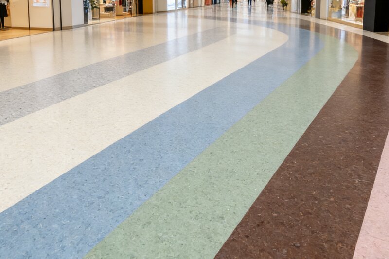 Dajulong Homogeneous Flooring Visuals in Commercial Spaces