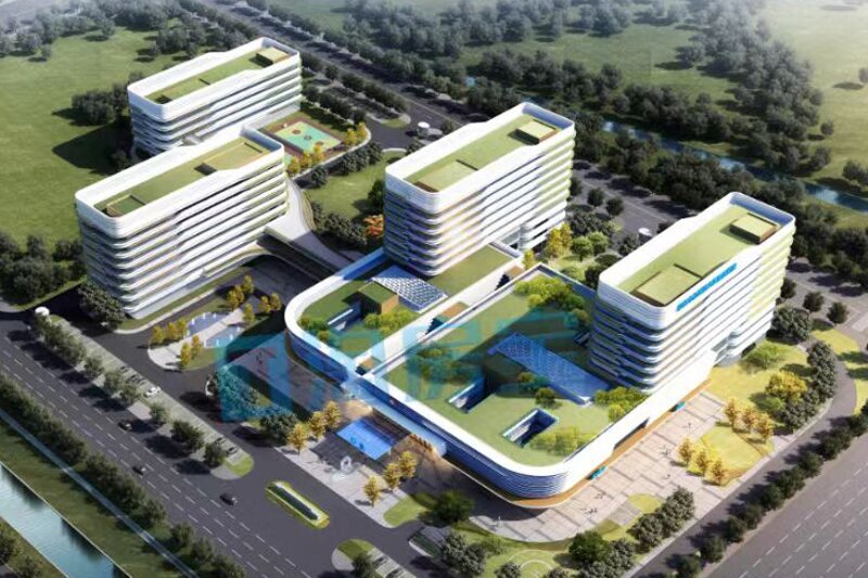 阳江市江城区人民医院新建工程 大巨龙同质透心医疗地板全域应用