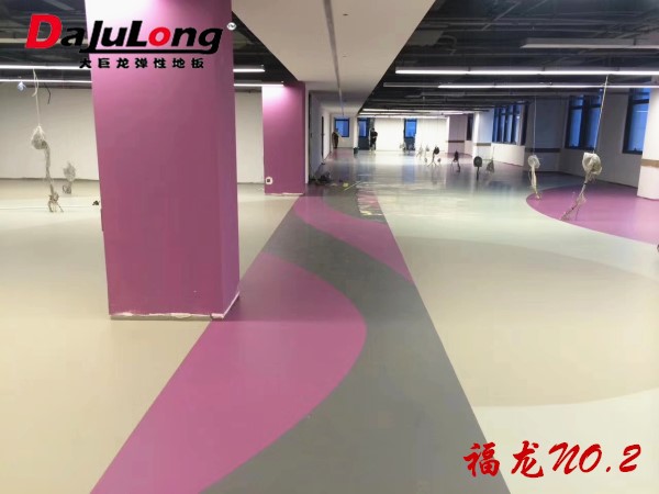 纯色pvc卷材地板