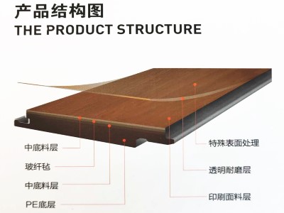 大巨龙锁扣地板结构图