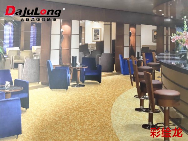 大巨龙地板彩绘龙系列-大巨龙商用卷材塑胶地板